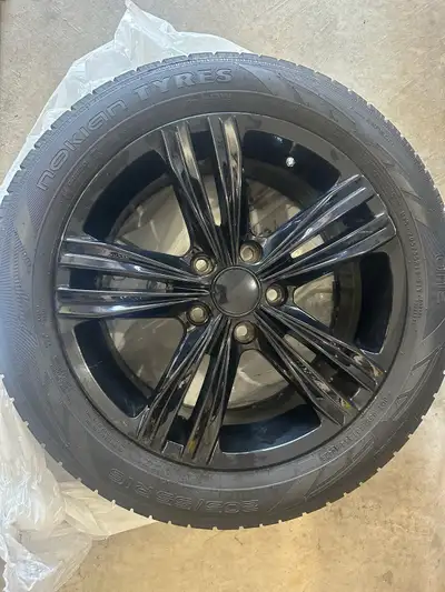 Great condition 18” black rims with all season tires. Message if interested
