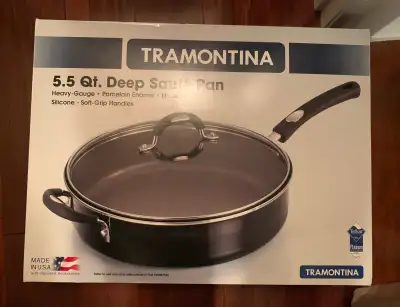 Tramontina 5.5qt non-stick deep sautée pan, View more
