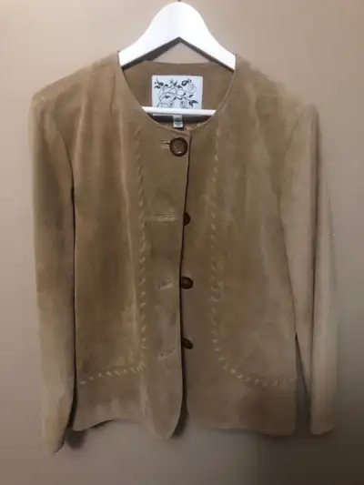 Vintage David Brooks Brown Suede Jacket, View more