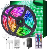 32.8 Feet LED Light Strips - Multi Color Mode - Controller