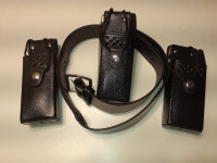 Motorola Genuine Leather Swivel Holsters and Belt