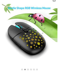 Wireless Gaming Mouse, 2.4G Portable Computer Mouse with Honeyco