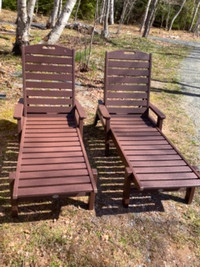 Matching Polywood Chaise Loungers  Perfect Gift for Mother’s Day