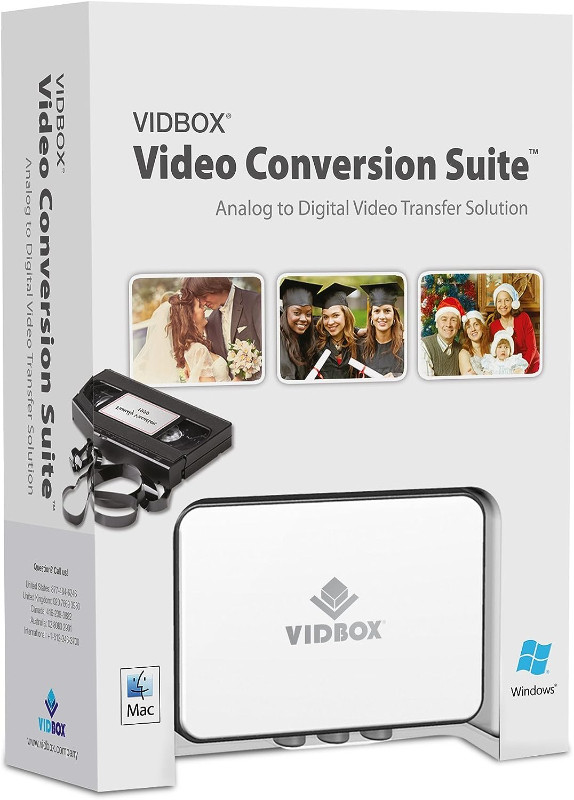 VIDBOX Video Conversion Suite- NEW IN BOX in Video & TV Accessories in Abbotsford