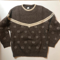Vintage Leo Chevalier Mens Wool Sweater Large