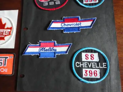 Vintage 60's and 70's Chevelle embroidered crests/patches. Prices are itemized below; - Chevelle SS...