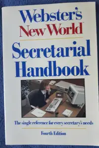 Webster's New World Secretarial Handbook  - Fourth Edition