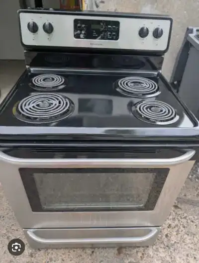 Frigidaire stainless stove work condition delivery available, View more