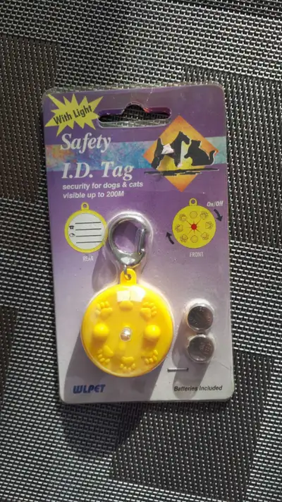 WLPet Safety ID Tag with Light - Brand New, View more