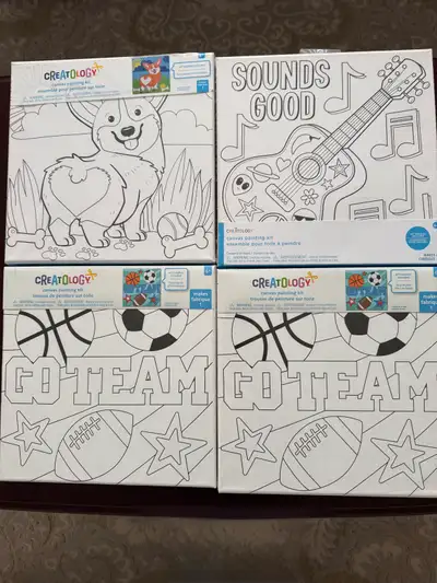 crafts - canvas panting kits, View more