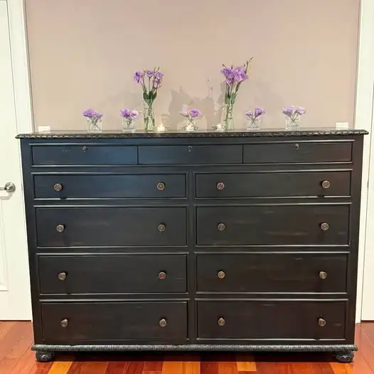 Restoration Hardware French Empire 11-Drawer Dresser in Antiqued