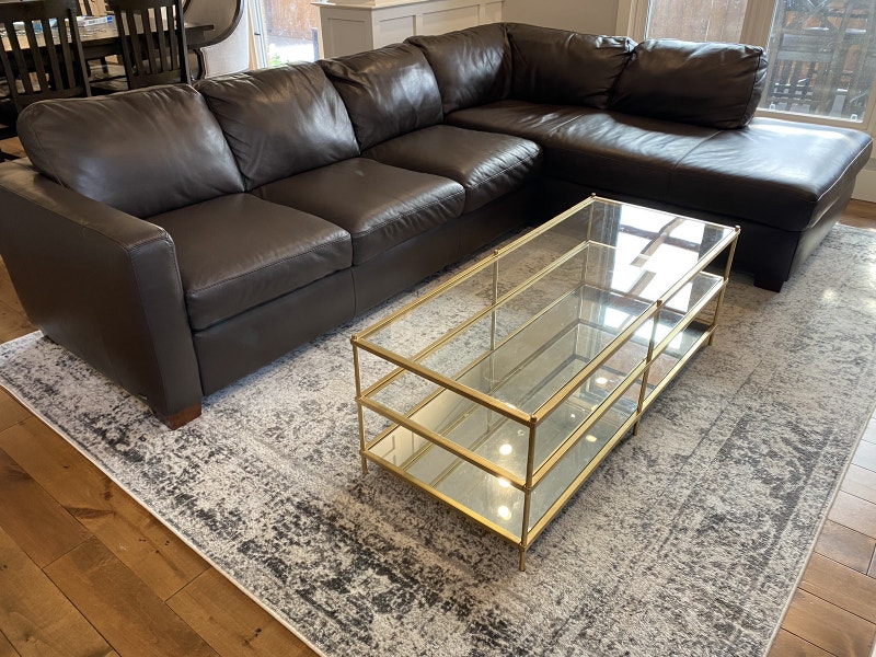 Natuzzi Top Grain Leather Sectional Couches & Futons Calgary Kijiji