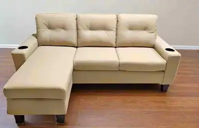Beige Sectional Sofa For Sale!! COD, View more