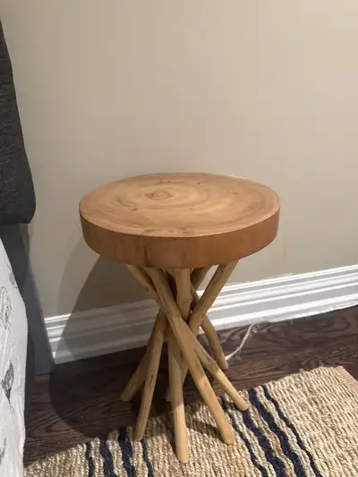 Teek side table, View more