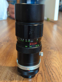 M42 mount camera lenses: Soligor 75-260mm & Emitar PZO 76mm f/4