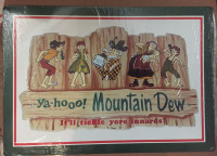 Mountain Dew Soda Pop Metal signs various $20 ea