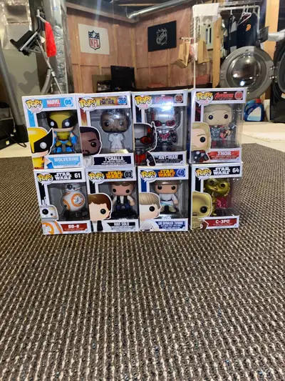 8 Funko Pop Figures , View more