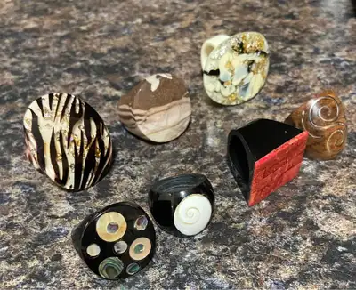 7 Fashion Costume Jewellery Rings, View more
