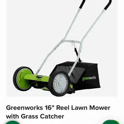 greenworks 16” lawnmower Bag *wanted*, View more