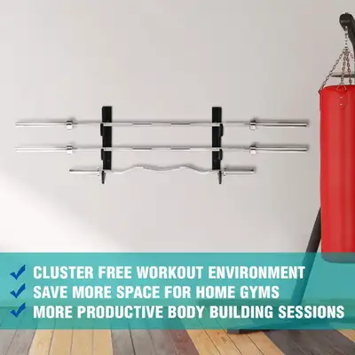 Wall Mounted Olympic Barbell Rack, View more