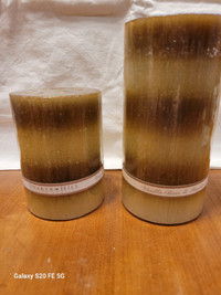 Shaker Hill Vanilla Bean and Hazelnut Pillar Candles