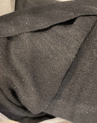 Black Fabric made in Italy (93% Wool, 7% Lycra)