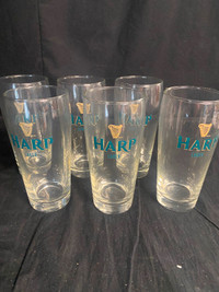 Brand New Guinness Harp Beer Glasses