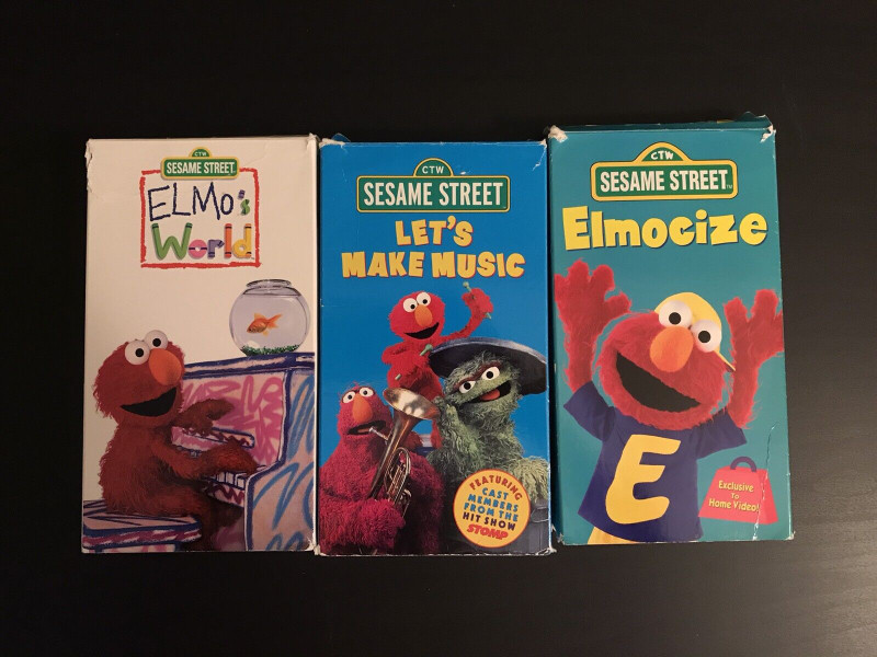 3 pack Elmo VHS Tapes | CDs, DVDs & Blu-ray | Edmonton | Kijiji