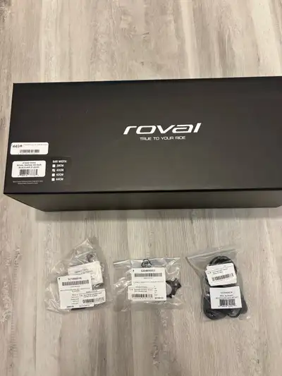 Roval rapide handle bars and bike computer mount , View more