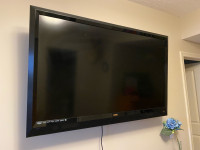 60” Vizio HDMI TV and Entertainment cabinet