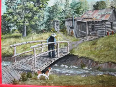 Acrylic Painting on Stretched Canvas 16 x 20, View more