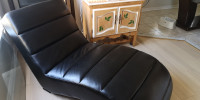 Luxury Corban Leather Lounge Chair - Like New - Hardly Used