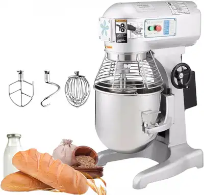 3 Speed Stand Food Mixer 10L Dough Hook Whisk Beater 029168, View more