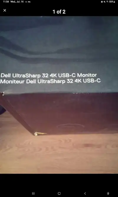 Dell Ultrasharp 32inch 4K USB C monitor, View more