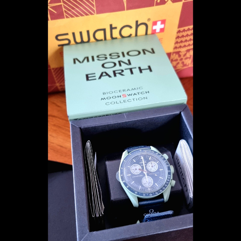 Brand New Swatch Omega MoonSwatch Mission on Earth | Jewellery