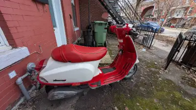 Vespa S50 Special Édition Adidas Toujours entretenu au concessionnaire donc dossier de la moto à jou...