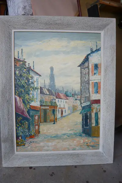 Oil Painting within Real Wood Frame, View more