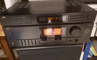 JVC stereo with speakers, View more