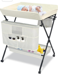 Portable Baby Changing Table with Wheels