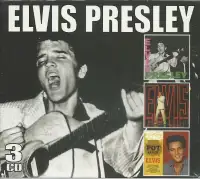 ELVIS PRESLEY 3 CD SET ELVIS PRESLEY/NBC TV SPEC/POT LUCK-SEALED