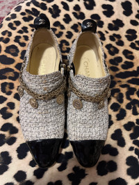 Chanel Tweed and Charm Loafers - Classy & Couture 