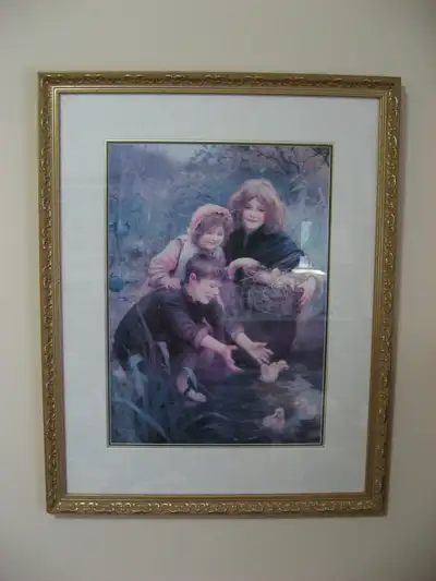 Famous Elsley Print in Beautiful Gold Frame, View more