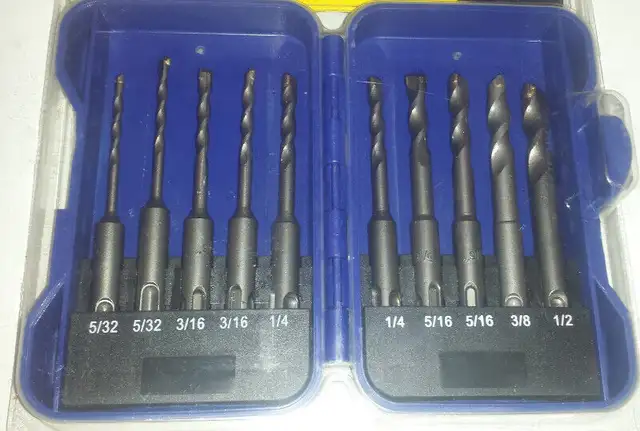 Brand New 10 Pc SDS Masonry Drill Bit Set in Power Tools in Lethbridge - Image 2