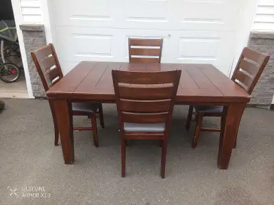 Hardwood Dining Table with Chairs , View more