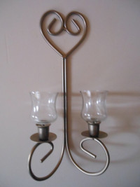 Heart Metal Candle Holder