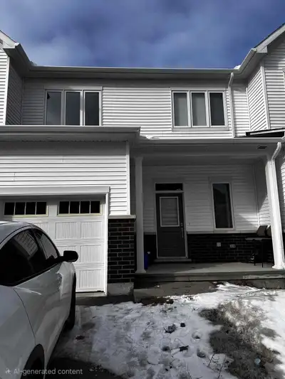 Beautiful and well-maintained 3-bedroom, 3-bathroom townhouse available for rent in Barrhaven. Perfe...
