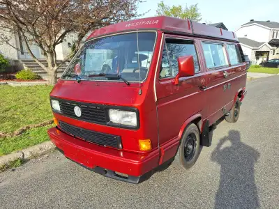 1989 Westfalia Vanagon GL ( de Luxe ) Volkswagen · 288 000 kilomètres au compteur. Camper Westfalia...