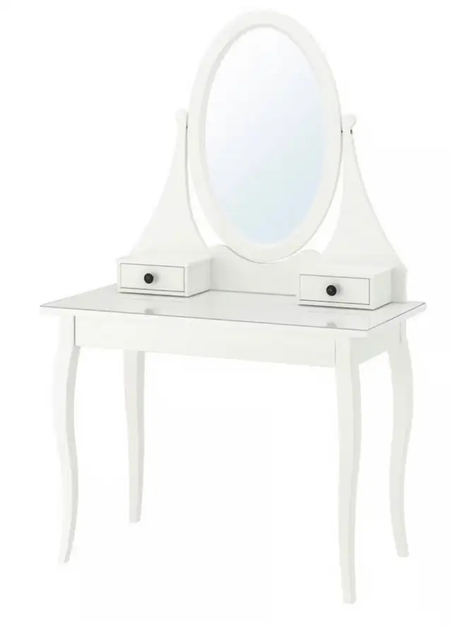 HEMNESDressing table with mirror, white in Other Tables in City of Toronto - Image 4