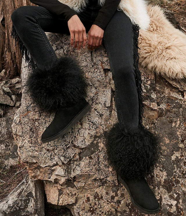 BRAND NEW IN BOX UGG LIDA BOOT BLACK SIZE 5 in Other in Markham / York Region - Image 11