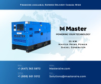 25 kW Prime Power Master Diesel Generator